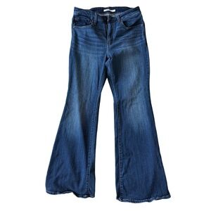 Women's Levi’s 726 Flared Blue Jeans
